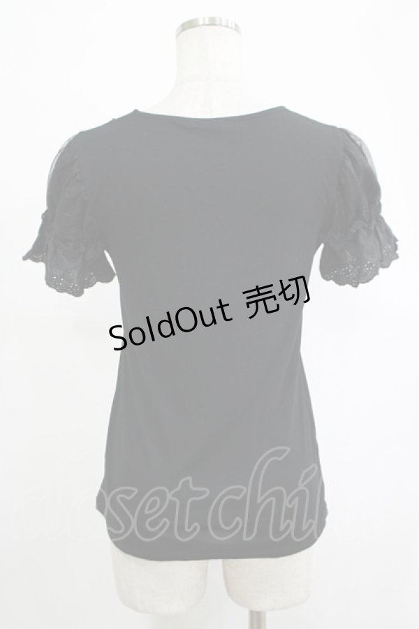 画像3: axes femme / ヨーク切替トップス M ブラック H-25-11-19-044-AX-TO-NS-ZH (3)