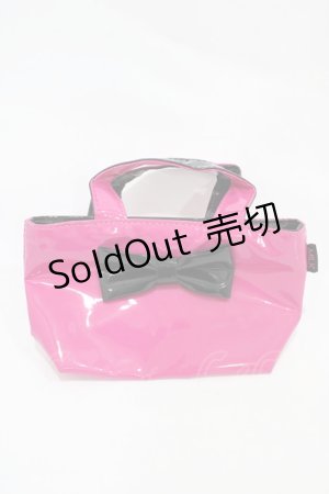 画像: MILK / ミニバッグポーチ  ピンク H-25-11-19-1001-ML-ZA-KB-ZH