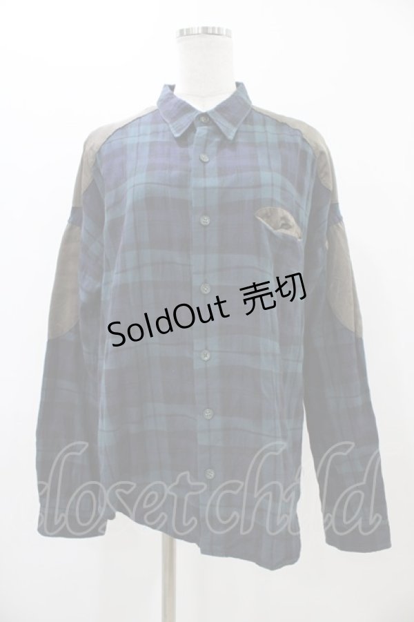 画像1: MILKBOY / CHECKED SHIRTS  グリーン H-25-11-19-1044-MB-BL-KB-ZH (1)