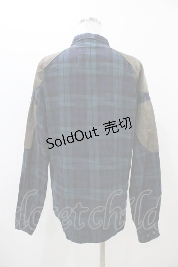 画像2: MILKBOY / CHECKED SHIRTS  グリーン H-25-11-19-1044-MB-BL-KB-ZH (2)