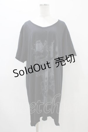 画像: STIGMATA / プリントロングT  ブラック H-25-11-19-1052-GO-TO-KB-ZH