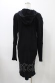 画像2: NieR Clothing / リブロングパーカー  ブラック H-25-11-19-1053-PU-TO-KB-ZH (2)