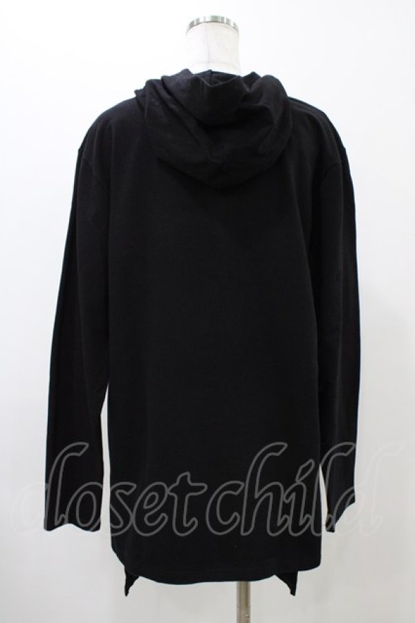 画像2: NieR Clothing / プリントZIPパーカー  ブラック H-25-11-19-1055-PU-TO-KB-ZH (2)