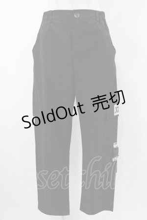 画像: NieR CLOTHING / サイドポケットパンツ  ブラック H-25-11-19-1007-PU-PA-KB-ZH
