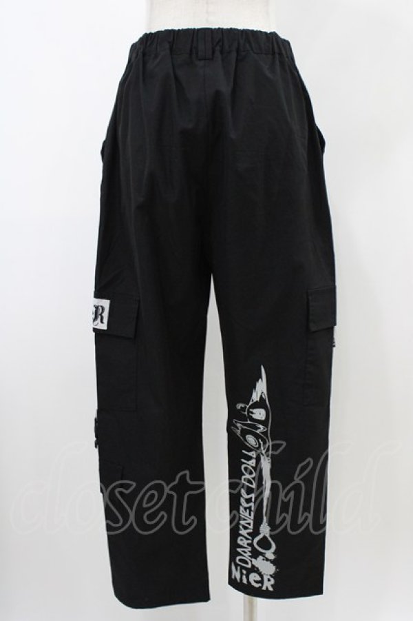 画像2: NieR Clothing / サイドポケットパンツ  ブラック H-25-11-19-1007-PU-PA-KB-ZH (2)