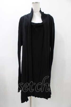 画像: alice auaa / コットンニットロングワンピース 1（メンズサイズ） ブラック H-25-11-19-1010-AA-OP-KB-ZH