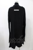 画像2: alice auaa / コットンニットロングワンピース 1（メンズサイズ） ブラック H-25-11-19-1010-AA-OP-KB-ZH (2)