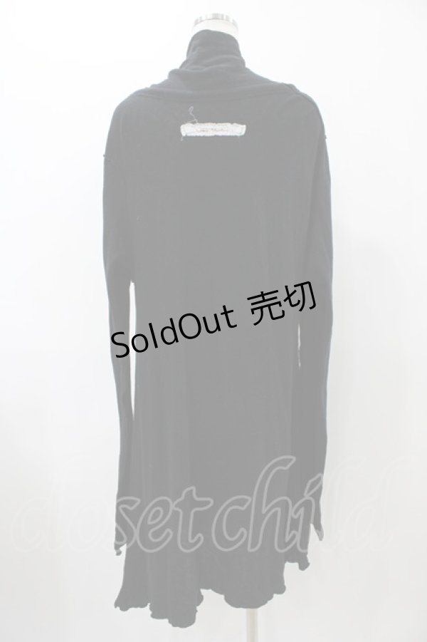 画像2: alice auaa / コットンニットロングワンピース 1（メンズサイズ） ブラック H-25-11-19-1010-AA-OP-KB-ZH (2)