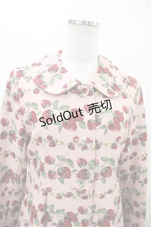 画像4: Emily Temple cute / いちごゴブランコート  ピンク H-25-11-19-1011-ET-CO-KB-ZH (4)