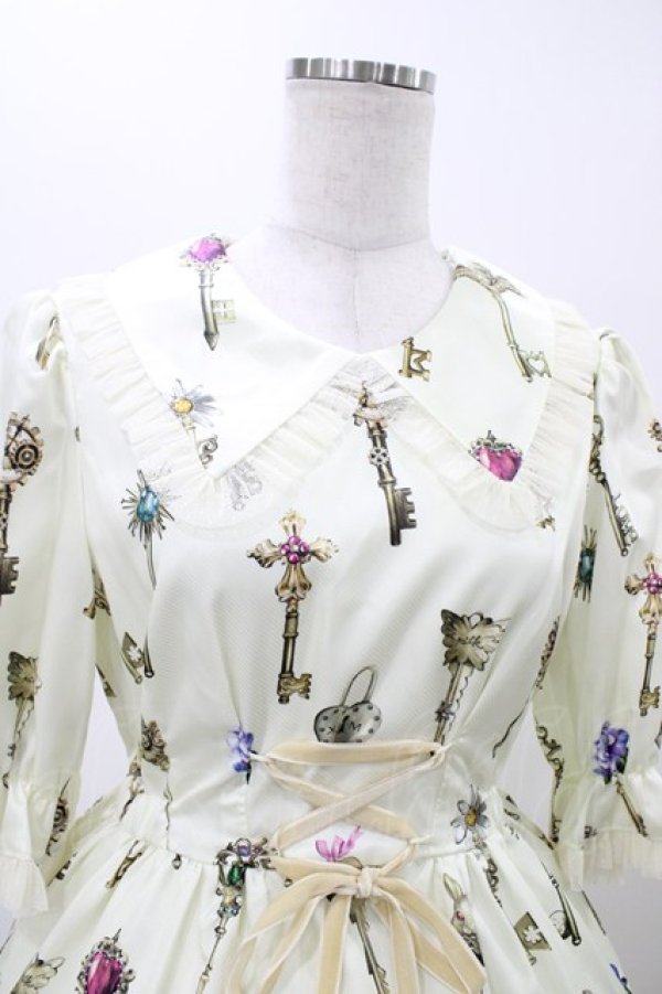 画像4: MILK / プリンセスKeyドレス  アイボリー H-25-11-19-1012-ML-OP-KB-ZH (4)