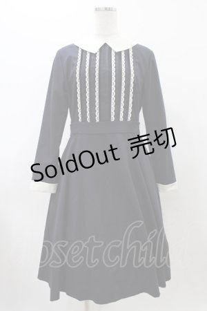 画像: Jane Marple / ビンテージポプリンのドミトリードレス  ネイビー H-25-11-19-1014-JM-OP-KB-ZH