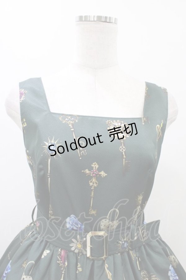 画像4: MILK / ラビリンスKeyジャンスカ  ダークグリーン H-25-11-19-1016-ML-OP-KB-ZH (4)