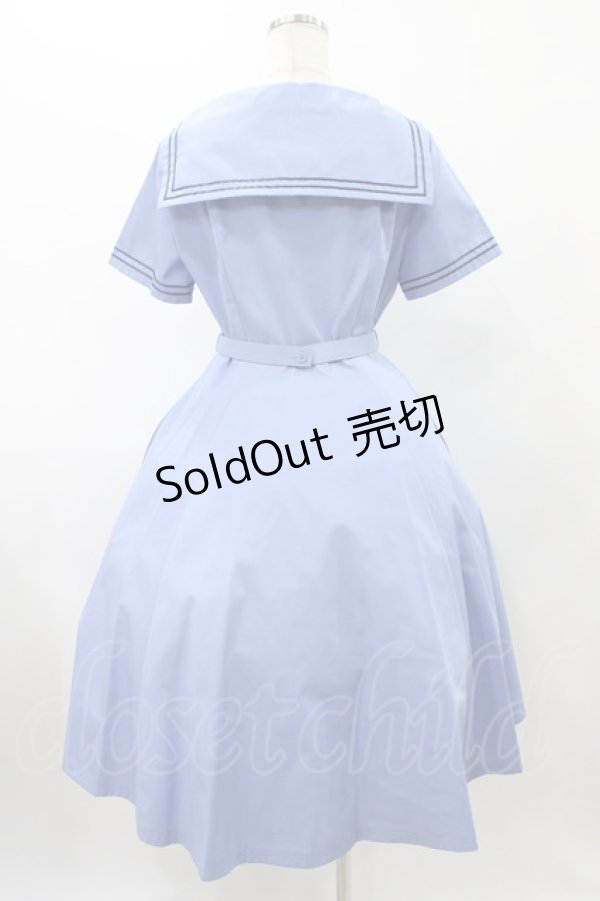 画像2: MILK / marine ドレス  ブルー H-25-11-19-1019-ML-OP-KB-ZT484 (2)