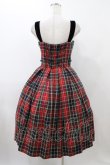 Jane Marple / タータンチェックリボンドレス レッド H-25-11-19-1022