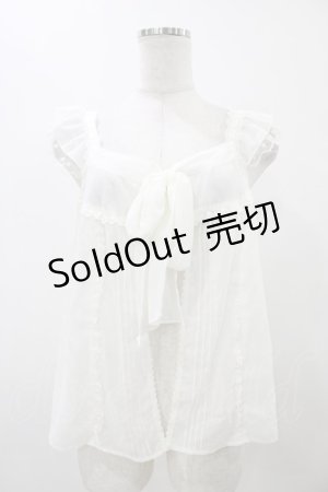 画像: Emily Temple cute / ドビードットオーバーブラウス  オフホワイト H-25-11-19-1028-ET-BL-KB-ZH