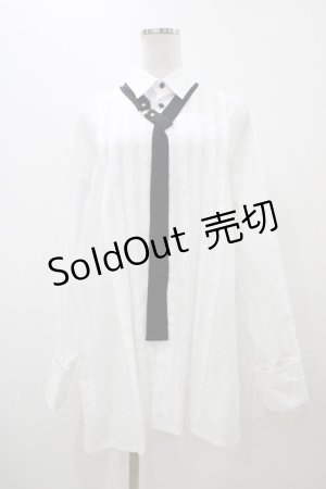 画像: MILKBOY / TUCKED TIE SHIRTS  オフホワイト H-25-11-19-1031-MB-BL-KB-ZH