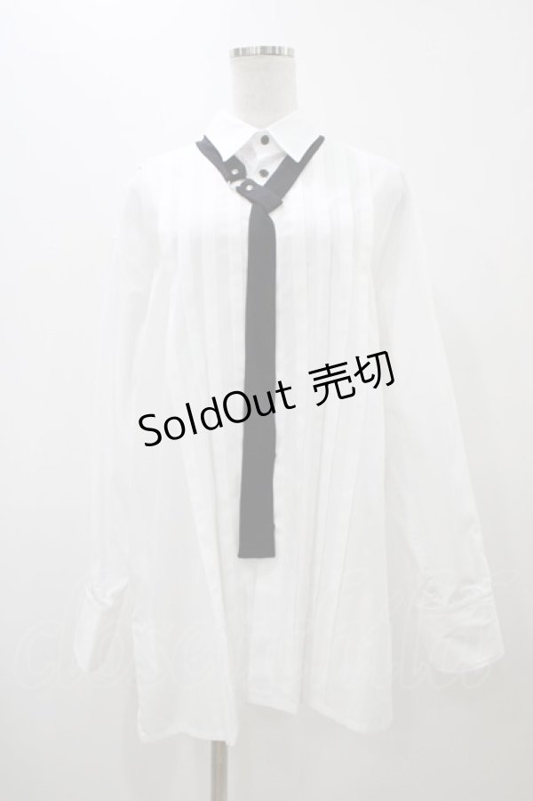 画像1: MILKBOY / TUCKED TIE SHIRTS  オフホワイト H-25-11-19-1031-MB-BL-KB-ZH (1)