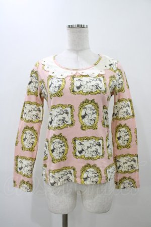 画像: Emily Temple cute / フェアリーテイルフレームカットソー  ピンク H-25-11-19-1034-ET-TO-KB-ZH