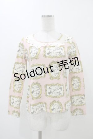 画像: Emily Temple cute / フェアリーテイルフレームカットソー  ピンク H-25-11-19-1034-ET-TO-KB-ZH
