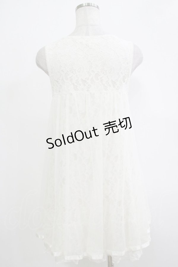画像3: axes femme / レースチュールワンピース M オフ H-25-11-19-058-AX-TO-NS-ZH (3)