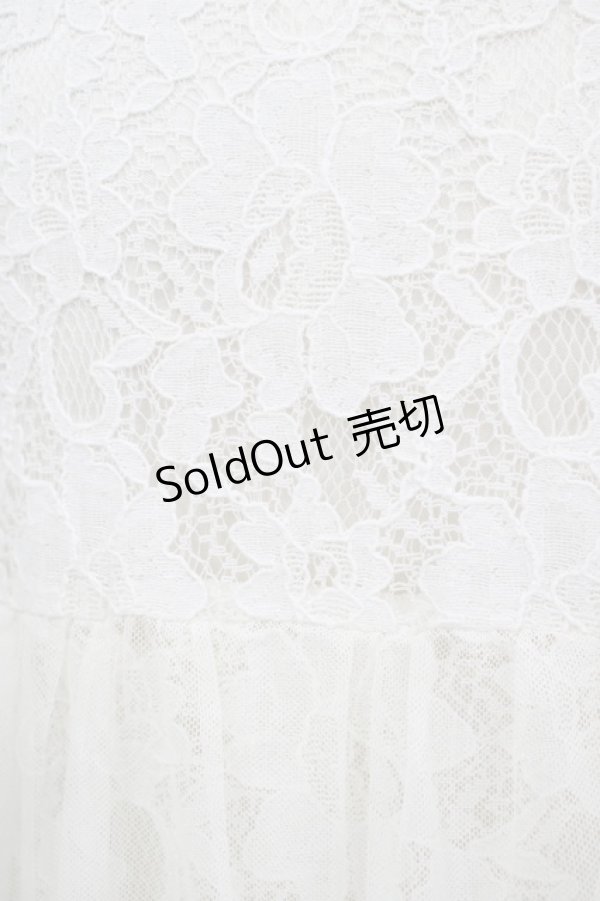 画像4: axes femme / レースチュールワンピース M オフ H-25-11-19-058-AX-TO-NS-ZH (4)