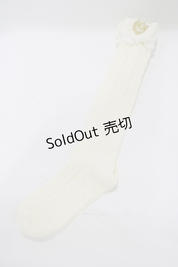 画像1: Kurumi Collaboration / ハイソックス  オフ H-25-11-19-060-GO-ZA-NS-ZH (1)