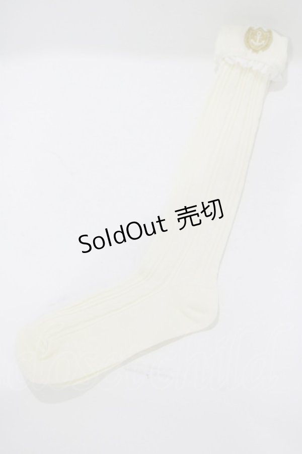 画像1: Kurumi Collaboration / ハイソックス  オフ H-25-11-19-061-GO-ZA-NS-ZH (1)