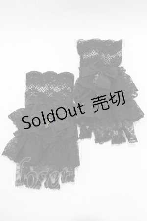 画像: Kurumi Collaboration / レースグローブ  ブラック H-25-11-19-065-GO-ZA-NS-ZH