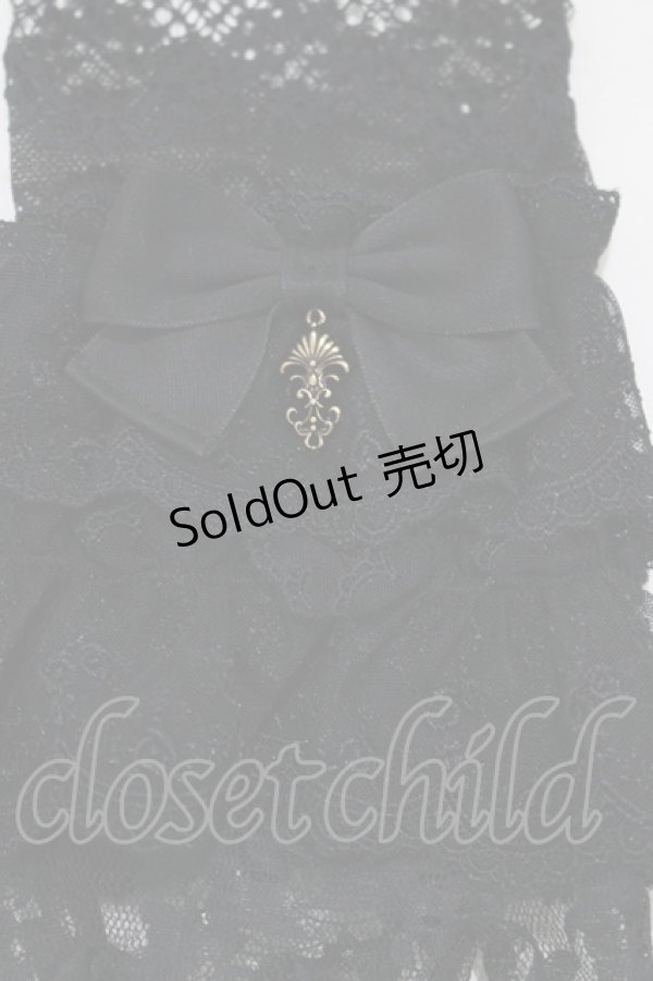 画像2: Kurumi Collaboration / レースグローブ  ブラック H-25-11-19-065-GO-ZA-NS-ZH (2)