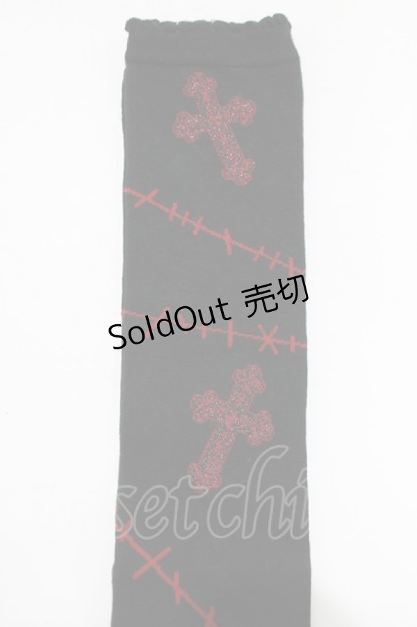 画像2: Chalmiere / ツギハギクロスオーバーニー  ブラック/ホワイト H-25-11-19-071-PU-ZA-NS-ZH (2)