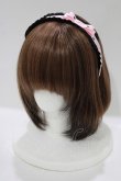 画像1: RoseMarie seoir / princess ribbon headband  ピンク H-25-11-19-078-LO-AC-NS-ZH (1)