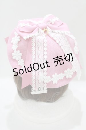 画像: BABY,THE STARS SHINE BRIGHT / フラワーリースリボンベレー  ピンク H-25-11-19-079-BA-AC-NS-ZH