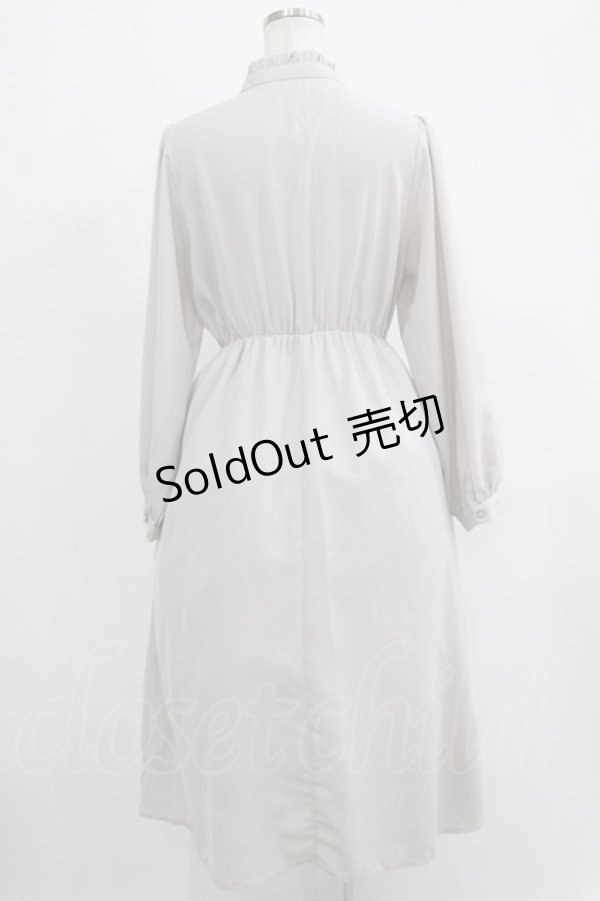 画像3: Newlyme / 刺繍入りチャイナワンピース Free グレー H-25-11-19-008-GO-OP-NS-ZH (3)