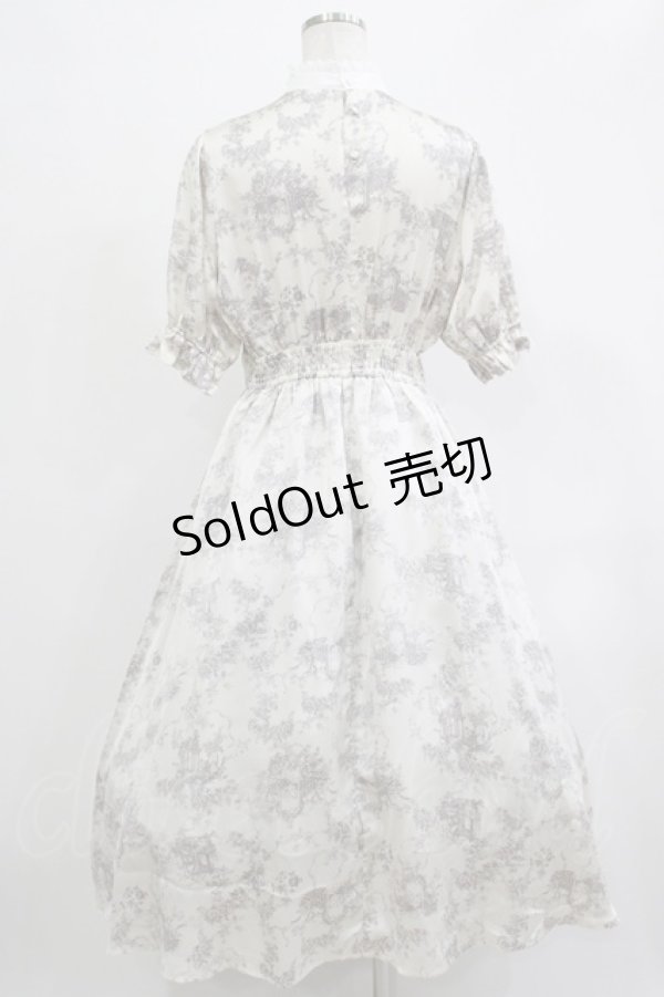 画像3: m petit by misako / AM*トワルドジュイワンピース M オフ H-25-11-19-009-LO-OP-NS-ZH (3)