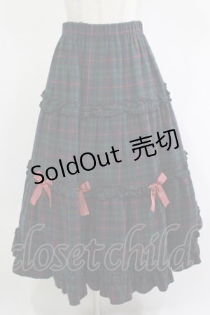 画像: Nile Perch / チェックティアードスカート Free グリーン H-25-11-19-014-LO-SK-NS-ZH