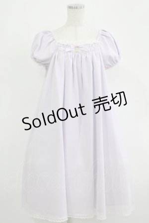 画像: ALICE and the PIRATES / Nighty nightミニ袖ジャンパースカート Free ラベンダー H-25-11-19-019-PA-OP-NS-ZH