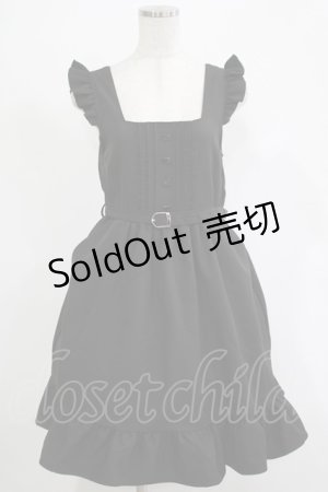 画像: DearMyLove / フリルベルトジャンスカ L ブラック H-25-11-19-020-EL-OP-NS-ZH