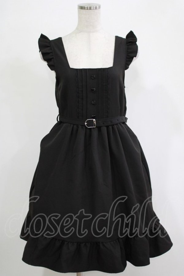 画像1: DearMyLove / フリルベルトジャンスカ L ブラック H-25-11-19-020-EL-OP-NS-ZH (1)