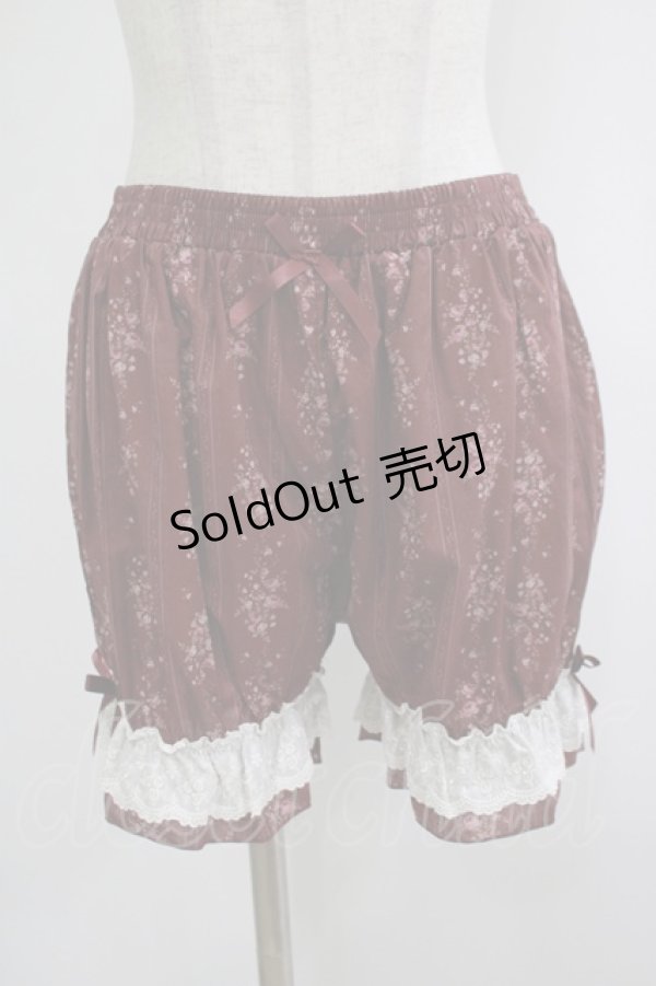 画像4: Kurumi Collaboration / Fairy’s Bouquetベビードール+ドロワーズ M ボルドー H-25-11-19-025-GO-TO-NS-ZH (4)
