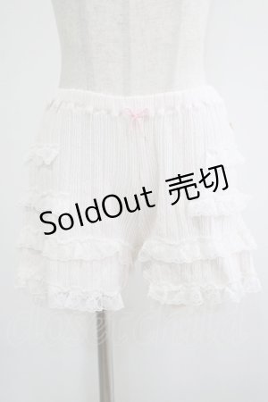 画像: Katie / UNDER PRETTIES lace bloomers  BABY PINK H-25-11-20-027-LO-PA-KB-ZH