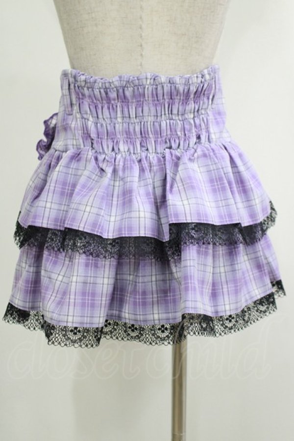 画像3: QOOZA / Kuromi mini skirt  ラベンダー H-25-11-20-034-PU-SK-KB-ZH (3)