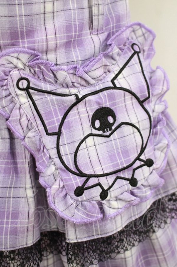 画像4: QOOZA / Kuromi mini skirt  ラベンダー H-25-11-20-034-PU-SK-KB-ZH (4)
