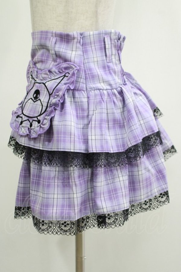 画像2: QOOZA / Kuromi mini skirt  ラベンダー H-25-11-20-037-PU-SK-KB-ZH (2)