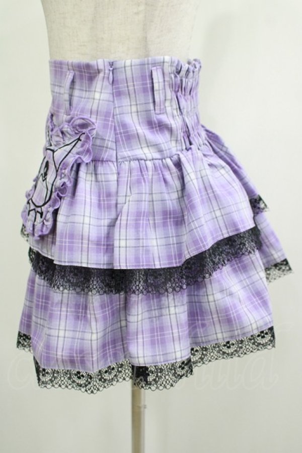 画像2: QOOZA / Kuromi mini skirt  ラベンダー H-25-11-20-040-PU-SK-KB-ZH (2)
