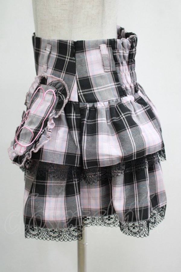 画像2: QOOZA / My Melody mini skirt  ピンク H-25-11-20-046-PU-SK-KB-ZH (2)
