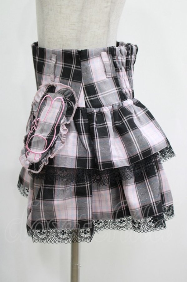 画像2: QOOZA / My Melody mini skirt  ピンク H-25-11-20-047-PU-SK-KB-ZH (2)