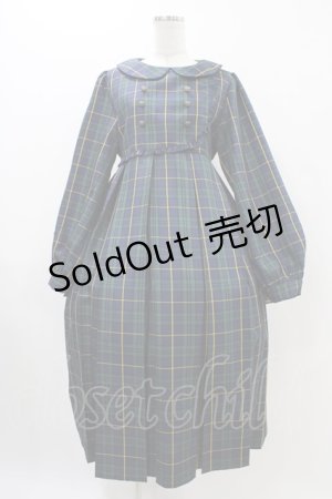 画像: FLC / MINA*タータンチェックワンピース M グリーン H-25-11-20-1041-0-OP-NS-ZH