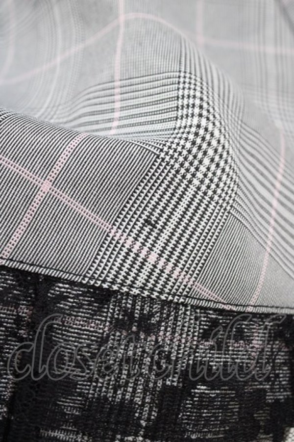 画像3: MA*RS / サスペンダー付きチェックスカート Free ブラック H-25-11-20-1048-EL-SK-NS-ZH (3)