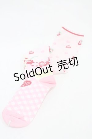 画像: Angelic Pretty / Lyrical Bunny Parlorオーバーニー  ピンク H-25-11-20-1005-AP-ZA-NS-ZH