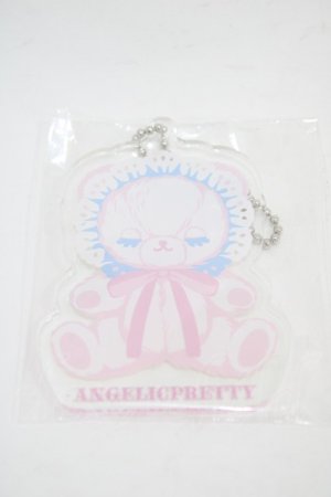 画像: Angelic Pretty / 2023.12.1 LAFORET PRIVATE PARTY Limited Item/Fancyくまちゃんアクリルキーホルダー  ピンク H-25-11-20-1014-AP-ZA-NS-ZH